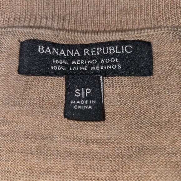 Classic Tan V-Neck Sweater - Picture 4 of 11